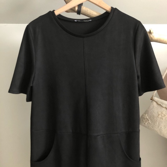 Zara Faux Suede Dress - Picture 3 of 4